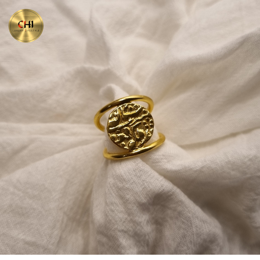 Qalma Ring - Spiritual Brass Finger Ring