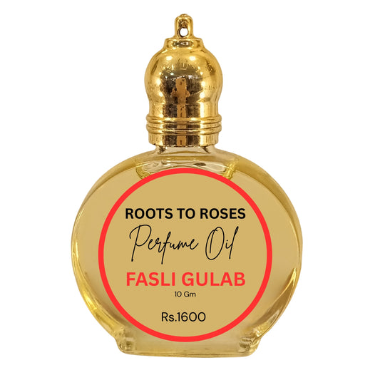 Fasli Gulab Rose Perfume Oil - Pure Floral Fragrance by Roots To Roses