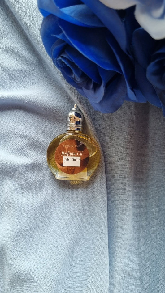 Fasli Gulab Rose Perfume Oil - Pure Floral Fragrance by Roots To Roses