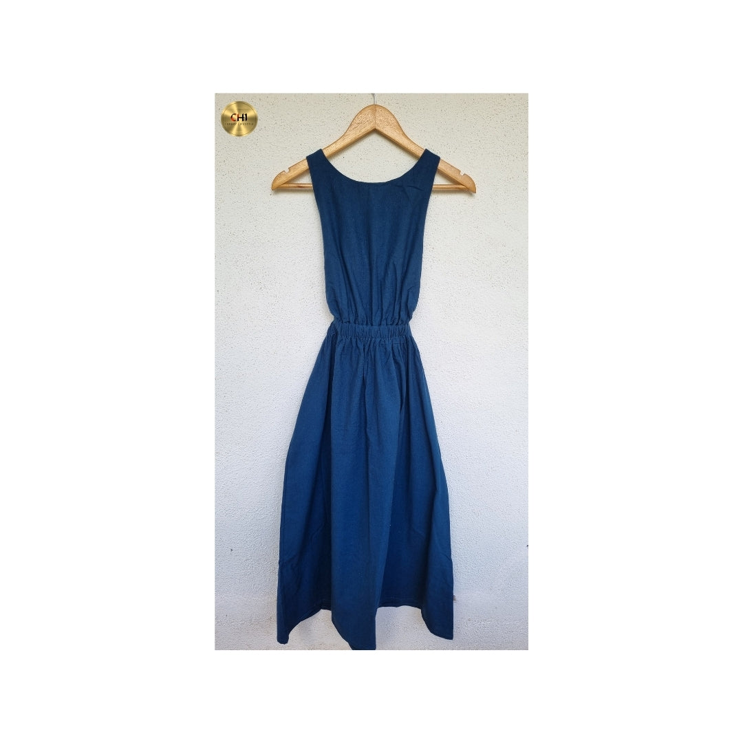 Elegant Crossback Backless Dress - Luxury Evening Wear