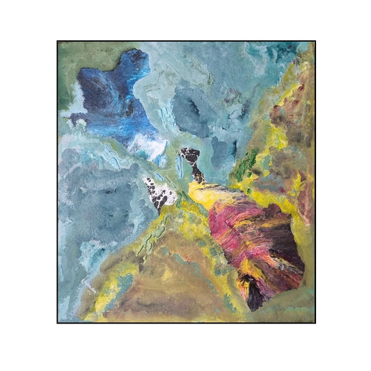 Rift Awakening - Original Acrylic Painting on Canvas, Signed