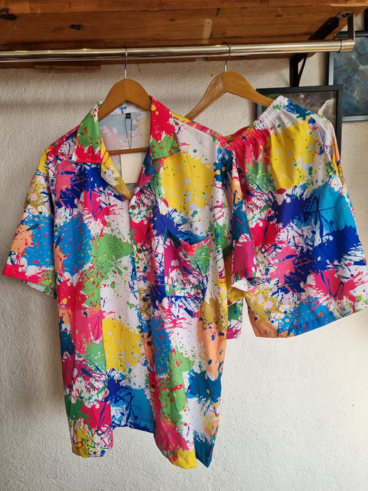 Colours Italian Polysilk Cord Set - Premium Resortwear