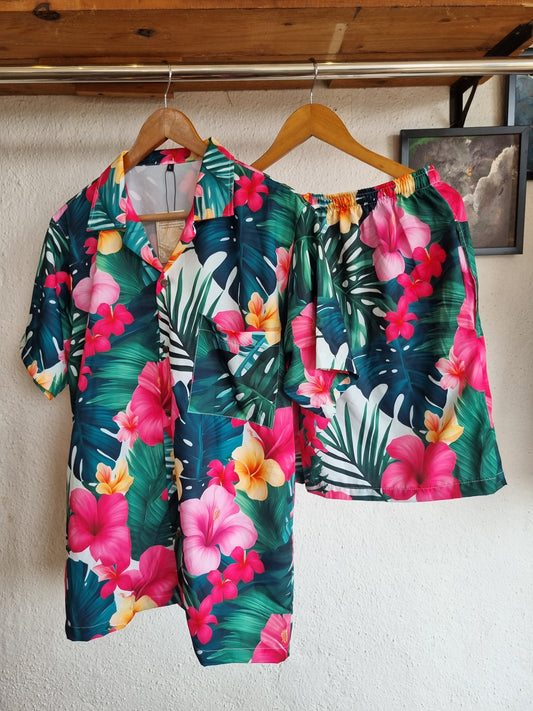 Periwinkle Italian Polysilk Cord Set - Premium Resortwear