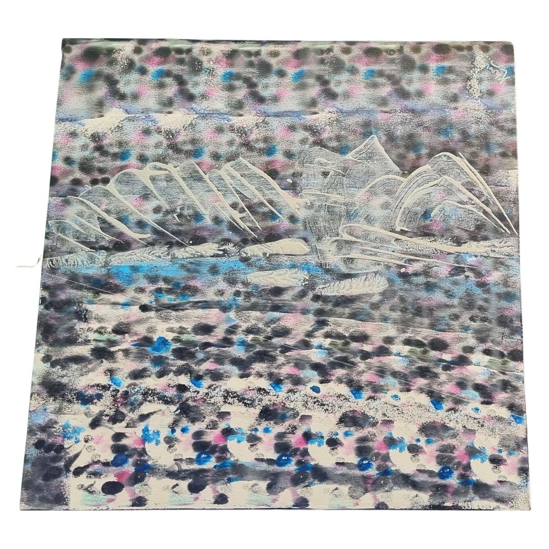 Skyline Pulse - Original Abstract Acrylic Painting on Mounted Canvas