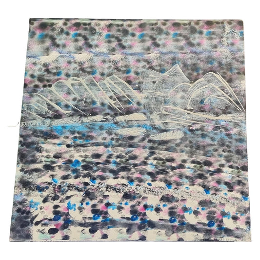 Skyline Pulse - Original Abstract Acrylic Painting on Mounted Canvas