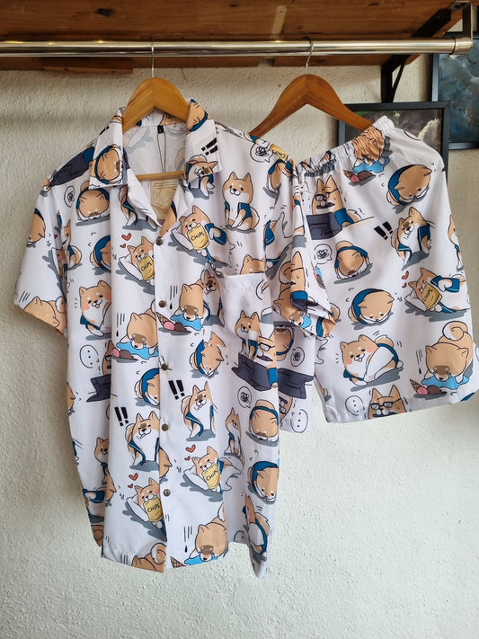 Shibu Italian Polysilk Cord Set - Premium Resortwear