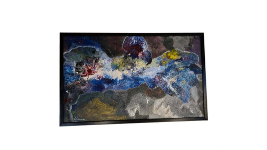 The Hawk - Original Acrylic Painting on Canvas, Framed & Signed