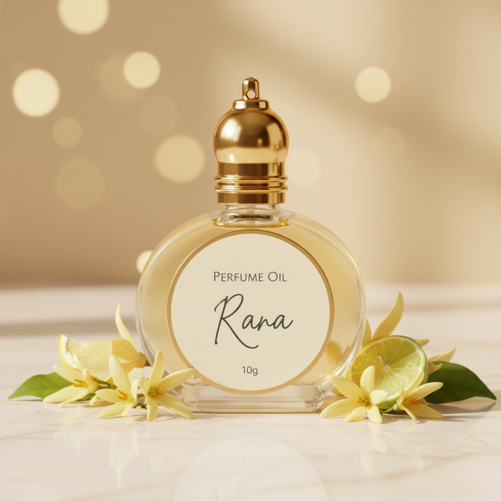 Rana Perfume Oil - Fresh Citrus & Ylang Ylang Fragrance banner